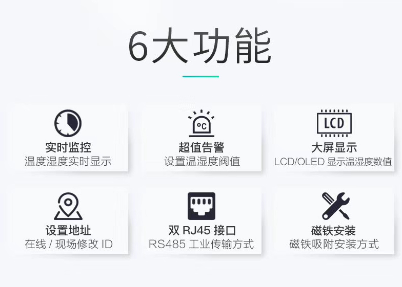 磁吸式溫濕度傳感器，機(jī)房溫濕度傳感器