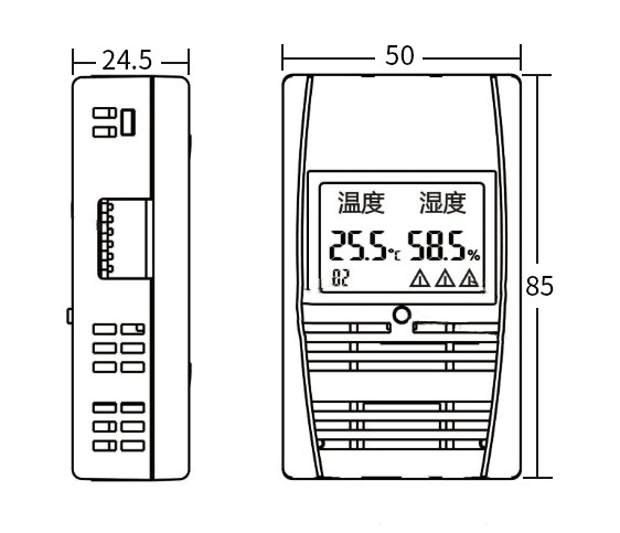 SPD-HT485_D機架溫濕度傳感器，機架溫濕度傳感器